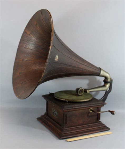 Antique Rca Victor Iii Talking Machine Record Player Phonograph W Oak