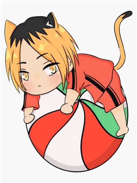Chibi Anime Haikyuu Kenma Kozume Sticker For Sale By Linamercata0428
