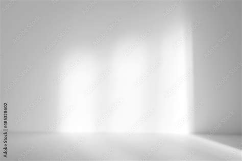Abstract White Studio Background For Product Presentation Empty Room