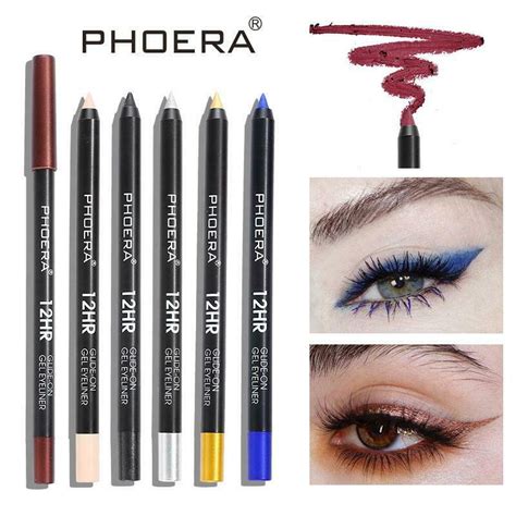 Phoera Waterproof Gel Eyeliner Pencil Pen Long Lasting Eye Liner Pm