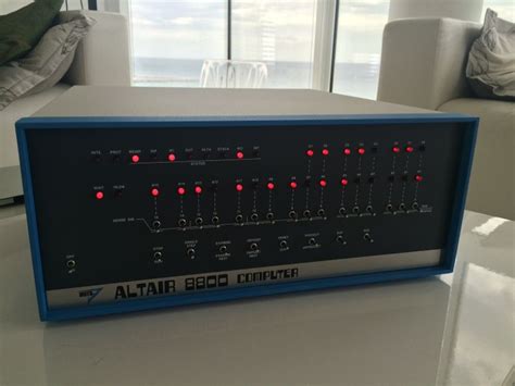 Playing With My Vintage Altair 8800 It Works Perfectly The Mits