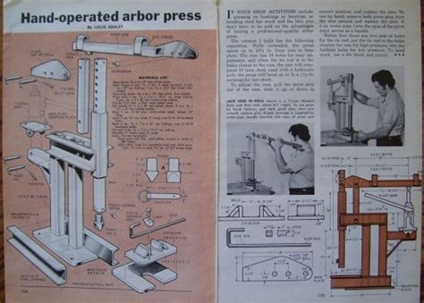 How To Make Hand Operated Arbor Press Can Use W Hydraulic Jack Diy