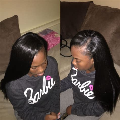Side Part Sew In 50 Hair Side Parted Sewing