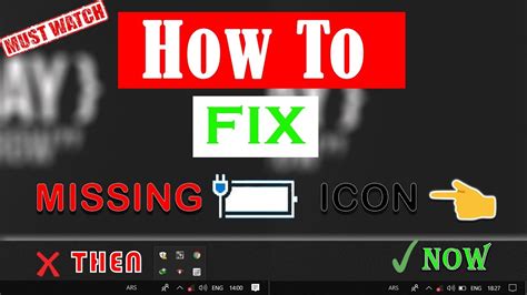 How To Fix Battery Icon Missing From Taskbar In Windows 10 100