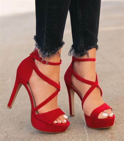 Delusional Red Heels Prom Heels Homecoming Shoes Heels