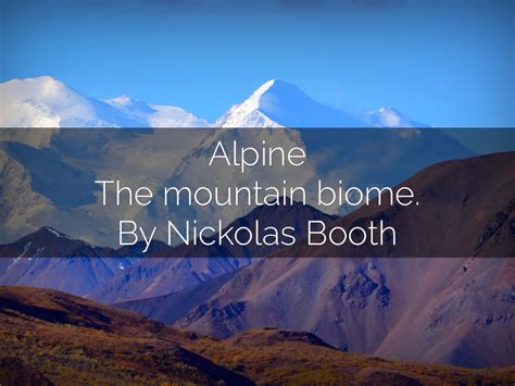 Alpine Biome By Handrane
