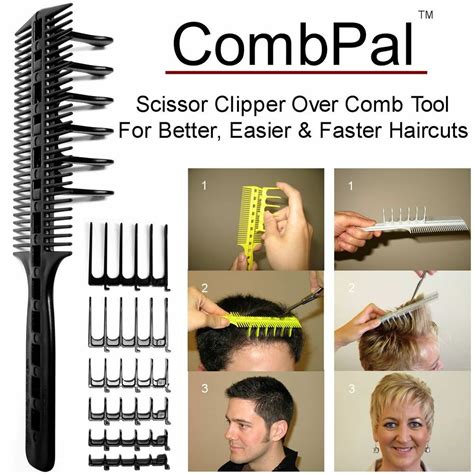 If you are a barber or just cutting your hair at home and want the best tools for your haircut, getting professional hair cutting. COMBPAL PRO HAIRCUTTING COMB TOOL, Scissor Clipper Over ...