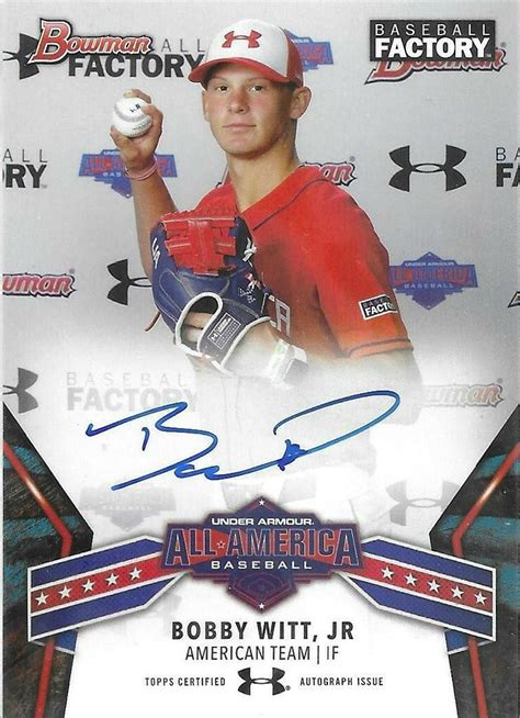 Future Watch Bobby Witt Jr Rookie Baseball Cards Royals