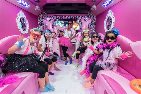 Katy Tx Birthday Party For Girls Party Venue Rockstar Spa Bus