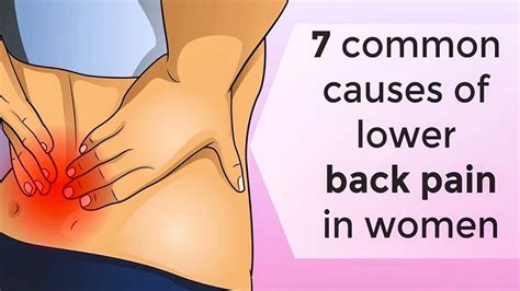 7 Common Causes Of Lower Back Pain In Women Youtube