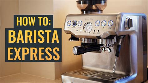 It has a milk frother, cleaning function and pid temperature control. Barista Express by Breville / Sage - How to Use and Latte ...
