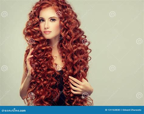 Ling Curly Red Hair Styles Wavy Haircut