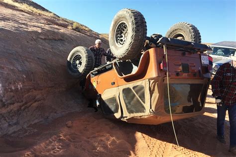 Jeep Wrangler Rollover In Sand Hollow Utah
