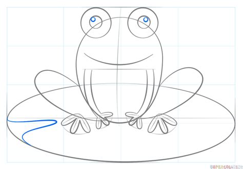 We recommend printing our frog directed drawing template (scroll to the en of our tutorial to grab it) as it will make drawing on the go easy peasy. How to draw a frog on lily pad | Step by step Drawing ...