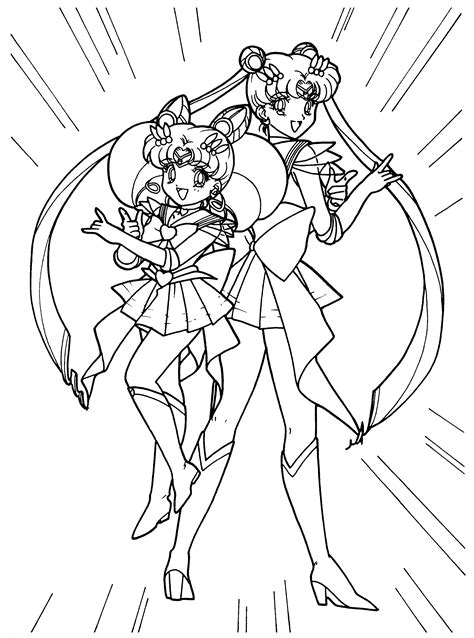 Dessin Sailor Moon 50416 Dessins Animés à Colorier Coloriages à