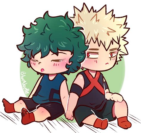 1~ les fanart ne me reviennent pas. Some chibis for you? #bnha #BokuNoHeroAcademia #bakudeku # ...
