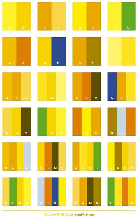 Yellow Based Colors Color Schemes Cool Color Palette Color Schemes