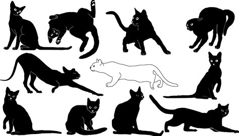 Cats Silhouette Png Logo Vector Downloads Svg Eps