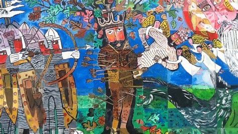 St Edmund Martyr Painting Recreated By Dozens Of Artists In Suffolk