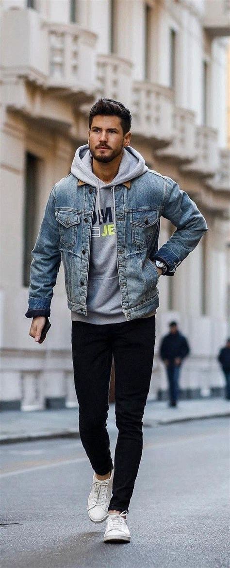 Street Style Guide For Men To Wear Hoodie Winter Outfits Men Mens