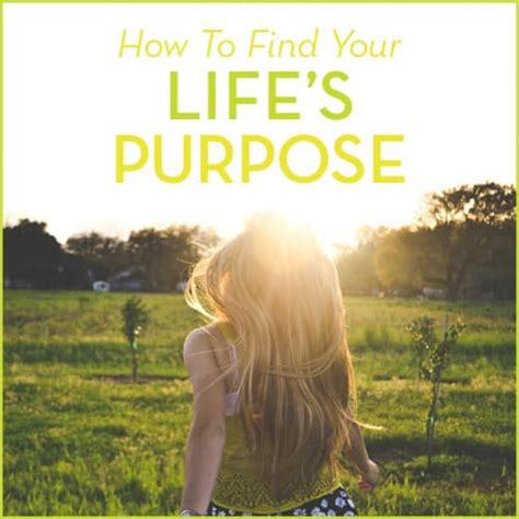 How To Find Your Lifes Purpose