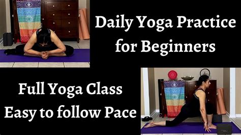 Daily Yoga Practice For Beginners Easy To Follow Routine Complete