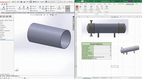 Solidworks Automation Using Excel Add In Youtube