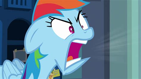Image Rainbow Dash Angrily Shrieking Stop S7e7png My Little