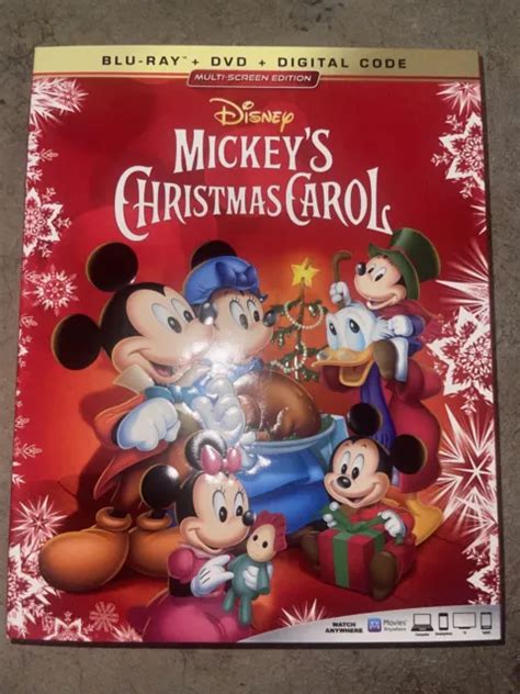 Mickeys Christmas Carol 30th Anniversary Slipcover Blu Ray