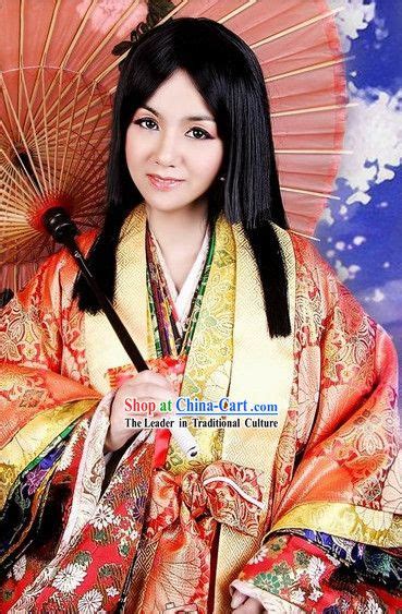 Ancient Japanese Princess Kimono Costumes Complete Set For Women
