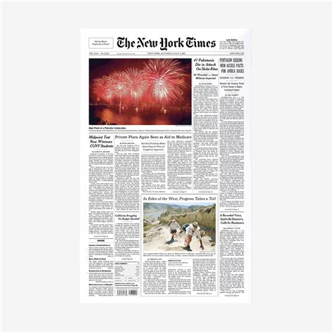 New York Times Front Page Reprints The New York Times Store