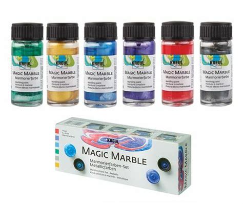 Magic Marble Paint Set Metallic The Creative School Supply Company
