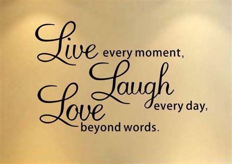 Life Love Laugh Wall Stickers Quotes Wall Stickers Home Decor Wall