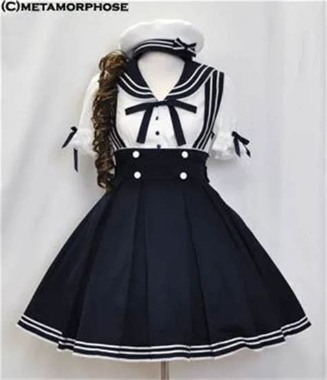 New Arrival Female Halloween Lolita Cosplay Costume Women Japanese School Uniform Sailor Cos