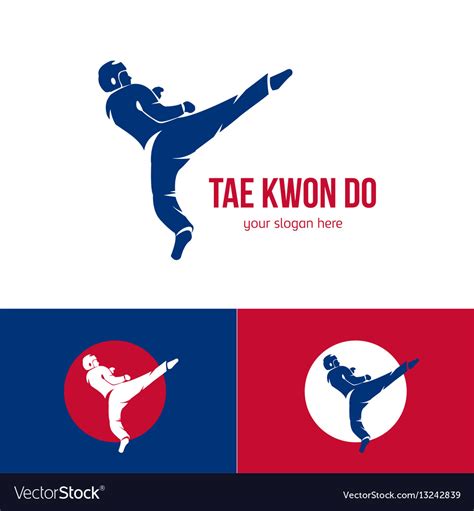 A great logo shows the world what you stand for, makes people remember your brand, and helps potential customers understand if your product is right for them. Taekwondo logo template martial arts badge Vector Image