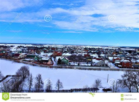 Snowing In Ryazan Russia In November Stock Image Image Of