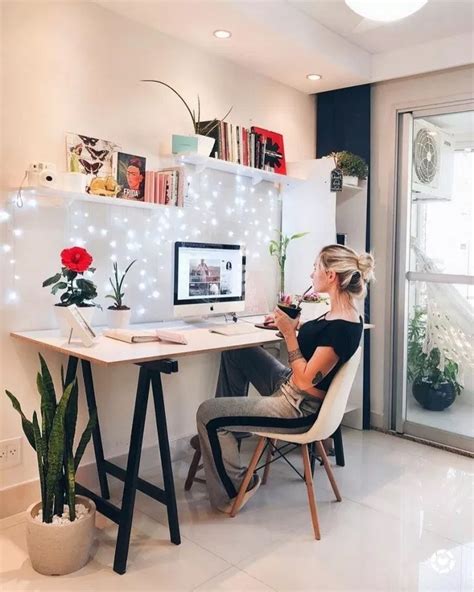 √60 Home Office Decor Ideas For Your Perfect Work At Lovely Home 55