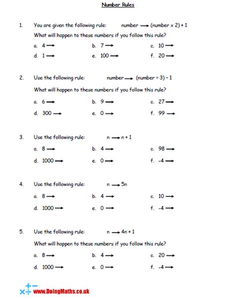 Here you will find our range of basic algebra worksheets. Algebraic Expressions - Free worksheets, PowerPoints and other resources for GCSE - DoingMaths ...