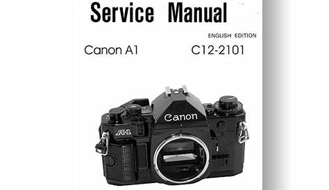 Canon A1 Service Manual Parts List Download - USCamera DownloadsUSCamera