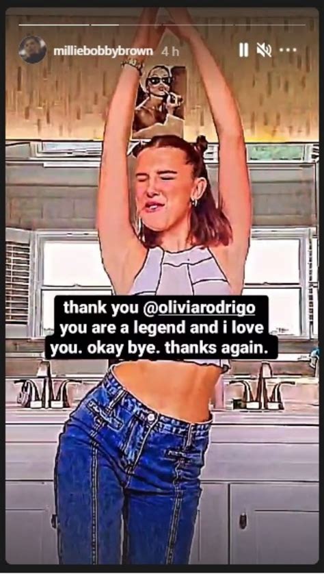 Millie Bobby Brown Sorprende En Instagram Con Una Canción De Olivia