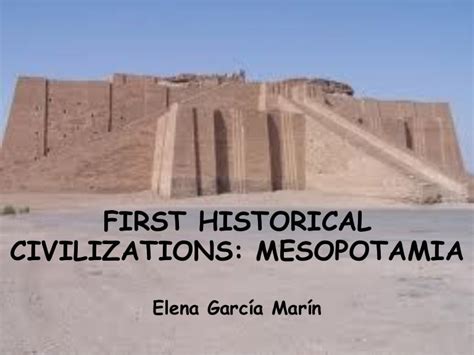 Early Civilization In Mesopotamia