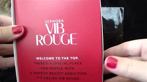 Sephora Vib Rouge Unboxing Upcoming Promotion 2013 Youtube