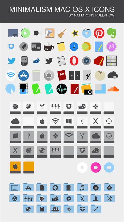 Minimalism Mac Os X Icons V4 By Xenatt On Deviantart