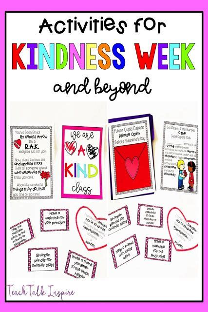 Activities For Kindness Week And Beyond Teachtalkinspire Kindness