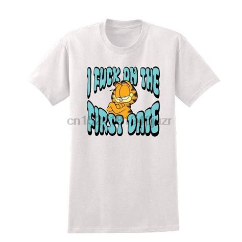 I F On The First Date Unisex Crewneck Shirt Garfield Tee Meme Tshirt