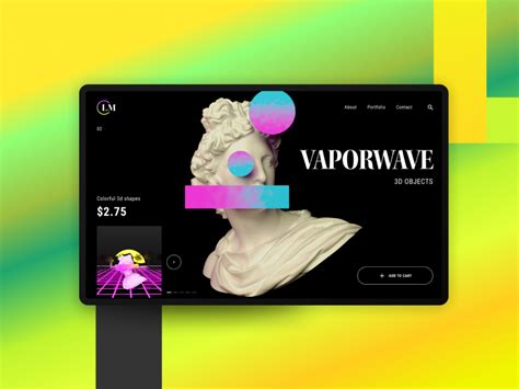 Vaporwave Objects By Igor Sutyrin On Dribbble