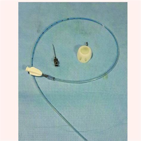 Double Lumen Tunnelled Hickman Catheter With Peel Off Sheath And