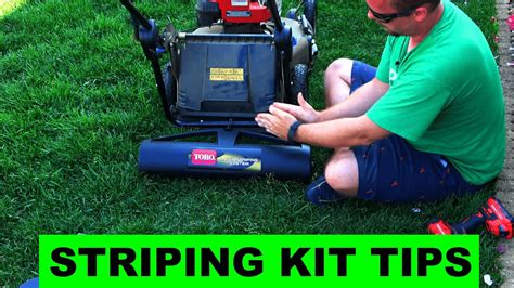 Toro Striping Kit Installation Tips And Tricks Youtube