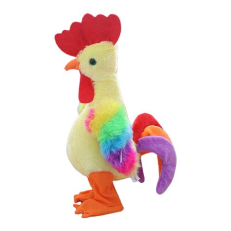 Techinal Robot Chicken Pet Toy Electronic Screaming Rooster Electric