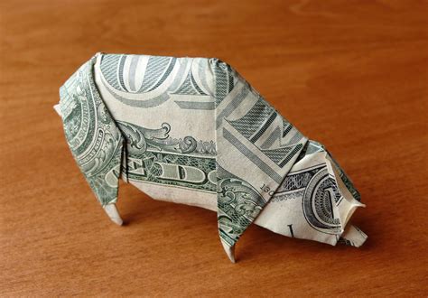 Origami On Dollar Bills Origami